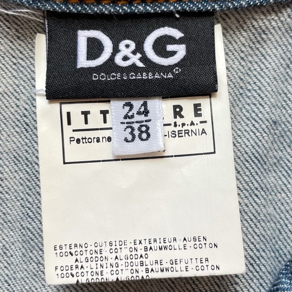 Vintage d&g denim dress - Picture 3 of 6